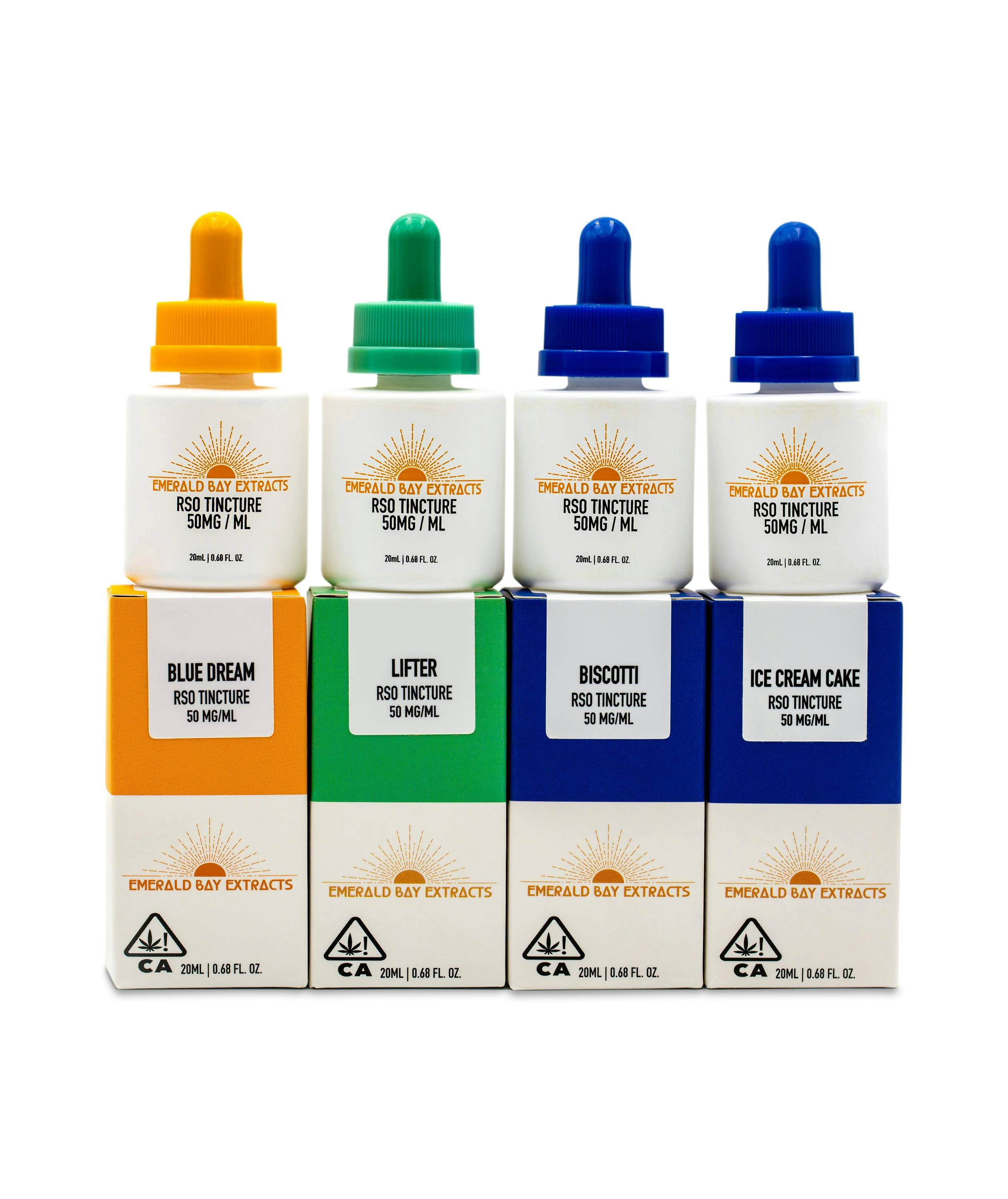 EMERALD BAY EXTRACTS - High CBD Lifter RSO Tincture - Emerald Bay Extracts - Pack - $50 - Tinctures
