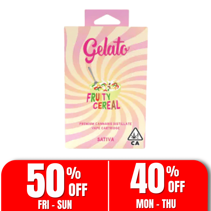 Gelato Flavor | 1g - Fruity Cereal - Cartridge - Sativa - Gelato -  - $27 - Vape Carts
