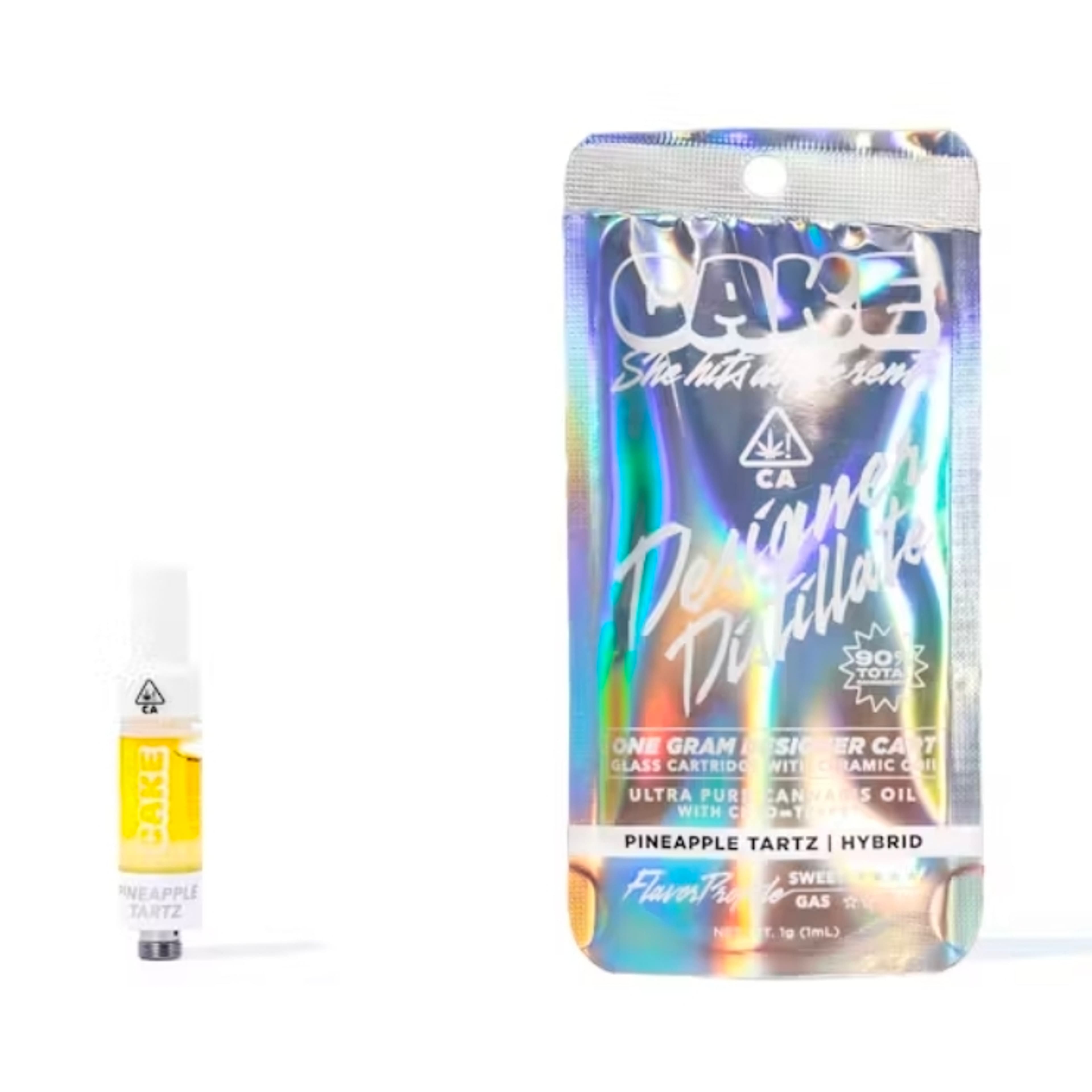CAKE - Cart - 1 gram 510 Thread - Pineapple Tartz - - $35.99 - Vape