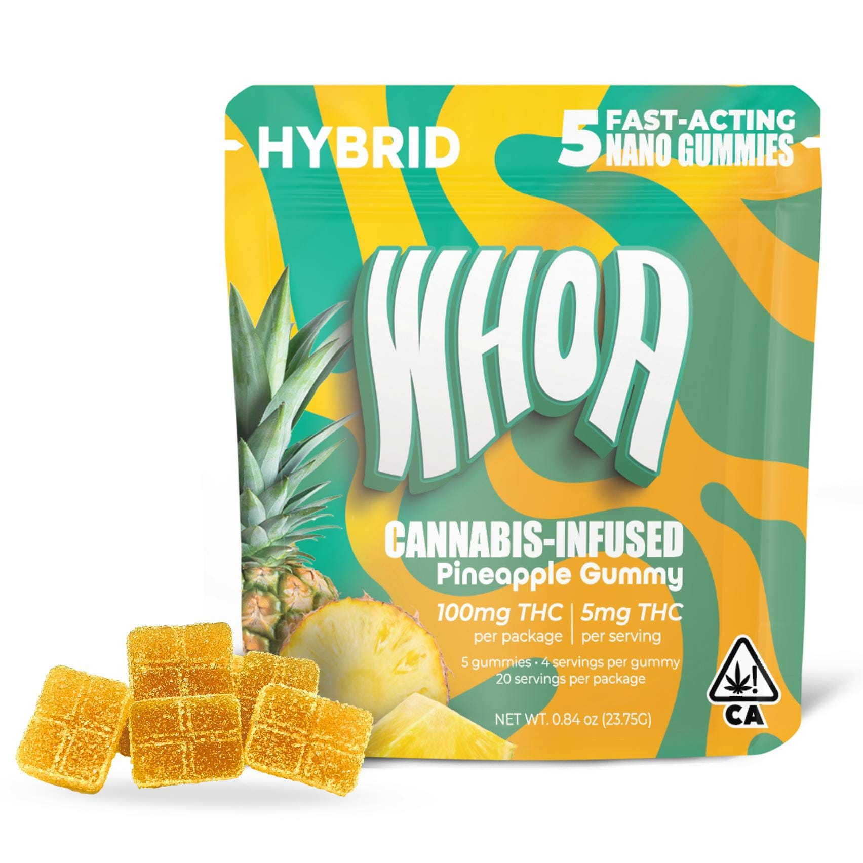 Whoa: Pineapple Gummy 5 Pack