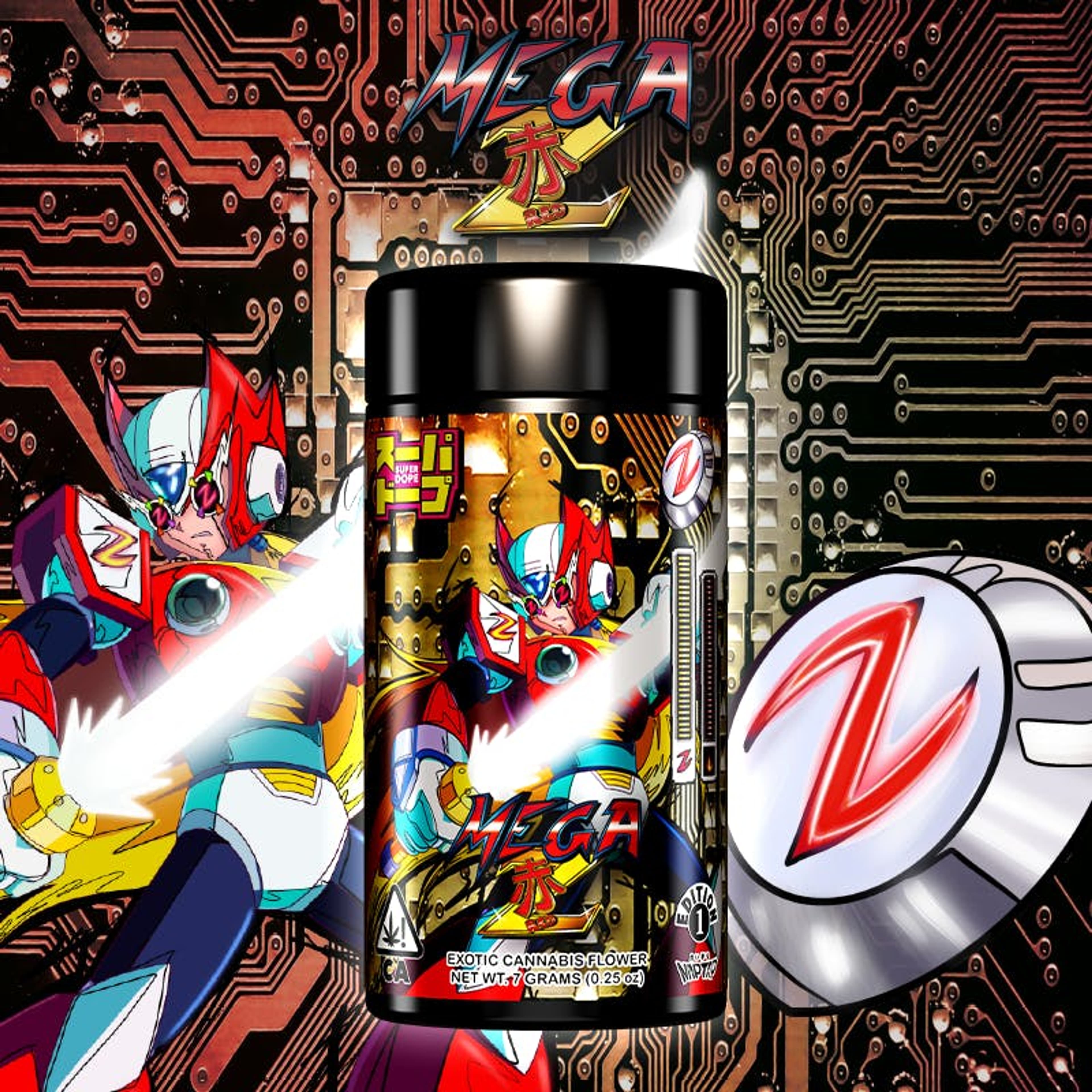 Mega Z Red 25.55% - 7G - Super Dope - Mega Z Red (I) - $110 - Flower