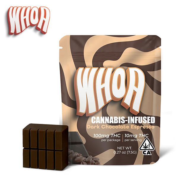 WHOA - Dark Chocolate Bite - 100mg *B2G1 EVERYDAY* - Whoa -  - $9.99 - Edibles