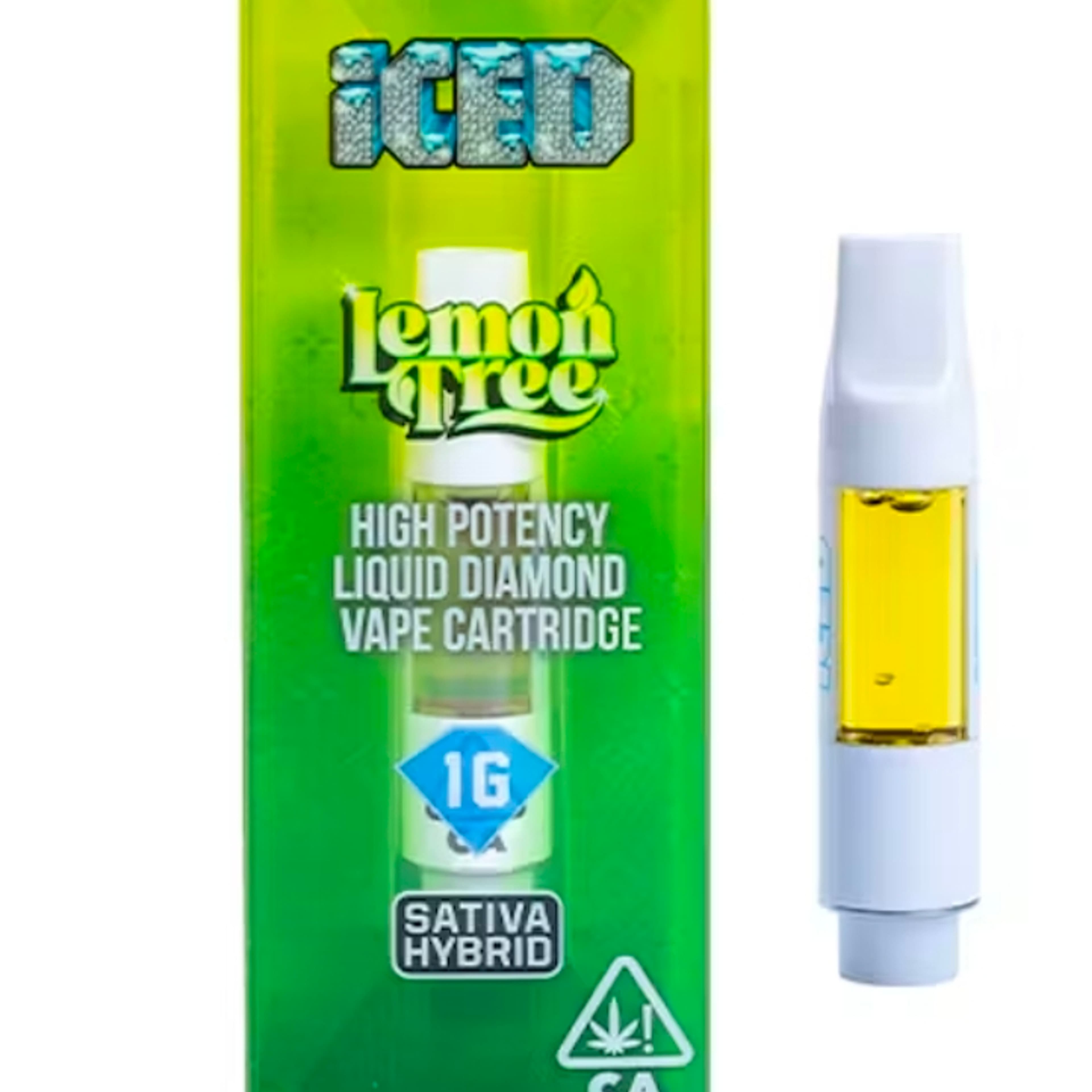 ICED - Vape Cartridge LIQUID DIAMONDS -- 1g - Lemon Tree | ICED - Vape Cartridge LIQUID DIAMONDS -- 1g - Lemon Tree | Shop Cannabis Delivery Menu Dubs Green Garden ICED - Vape Cartridge LIQUID DIAMONDS -- 1g - Lemon Tree | ICED - Vape Cartridge LIQUID DIAMONDS -- 1g - Lemon Tree | Shop Cannabis Delivery Menu Dubs Green Garden