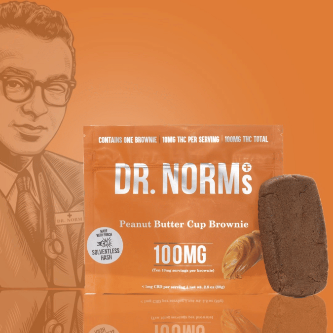 DR NORMS: Peanut Butter Cup Brownie