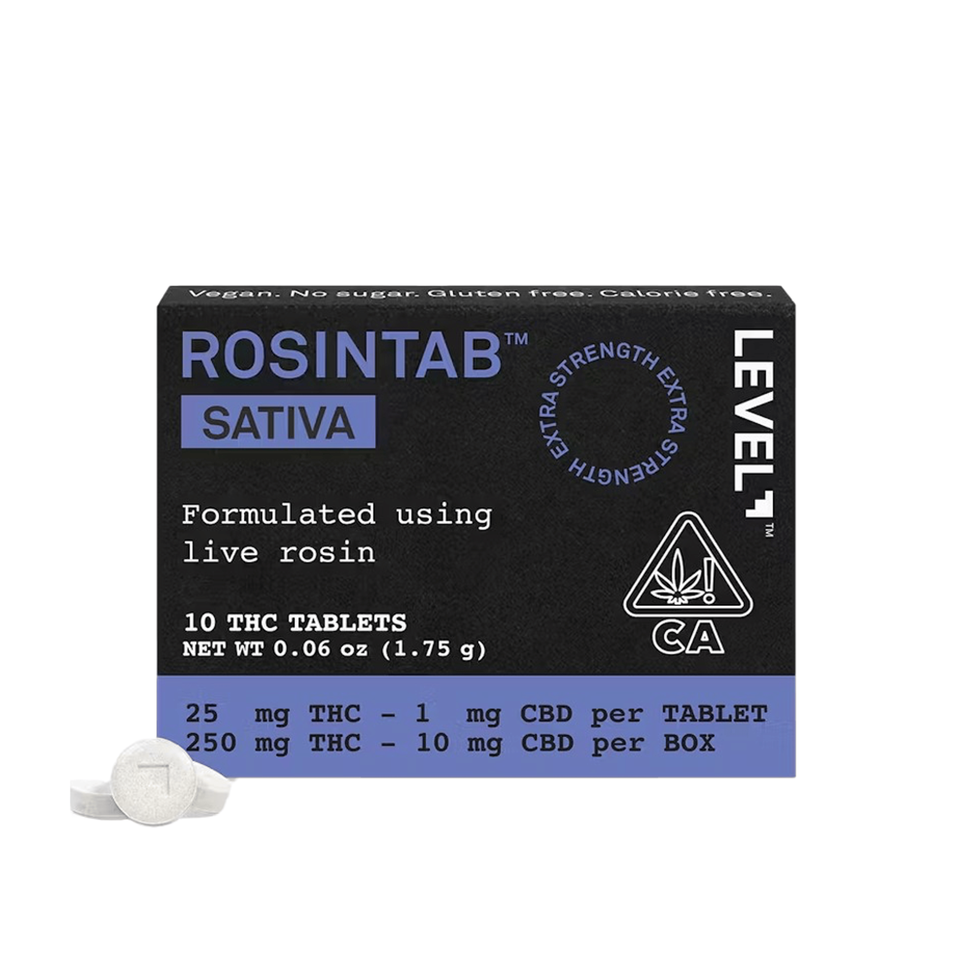 Sativa Rosintab (250Mg)(10Pk) - Level - null - $35 - Pill