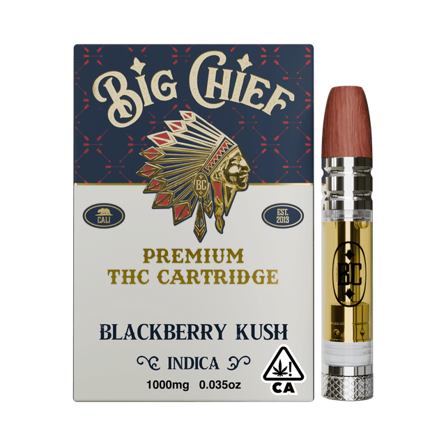 Big Chief 1G Cartridge - Blackberry Kush