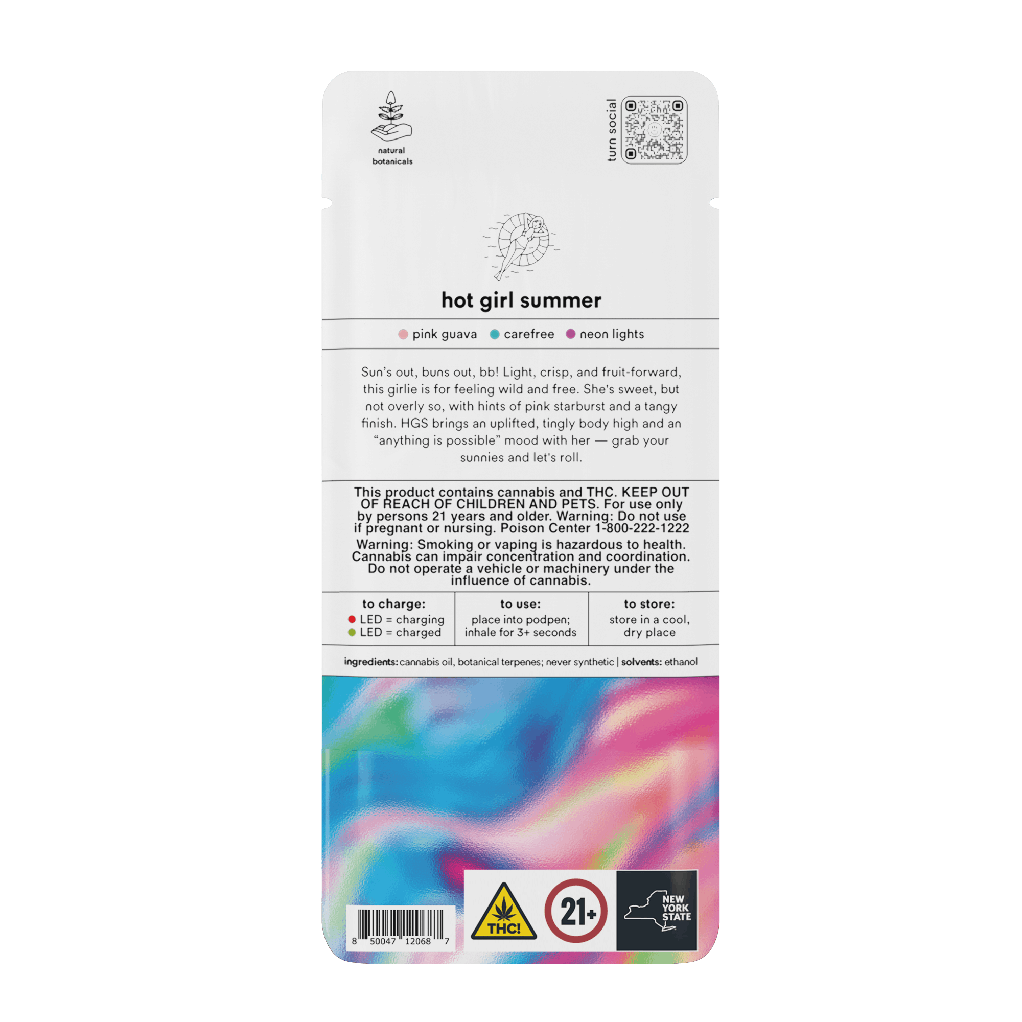 1.0g POD | hot girl summer | botanica blends | up | - Turn -  - $35 - Vape Pens