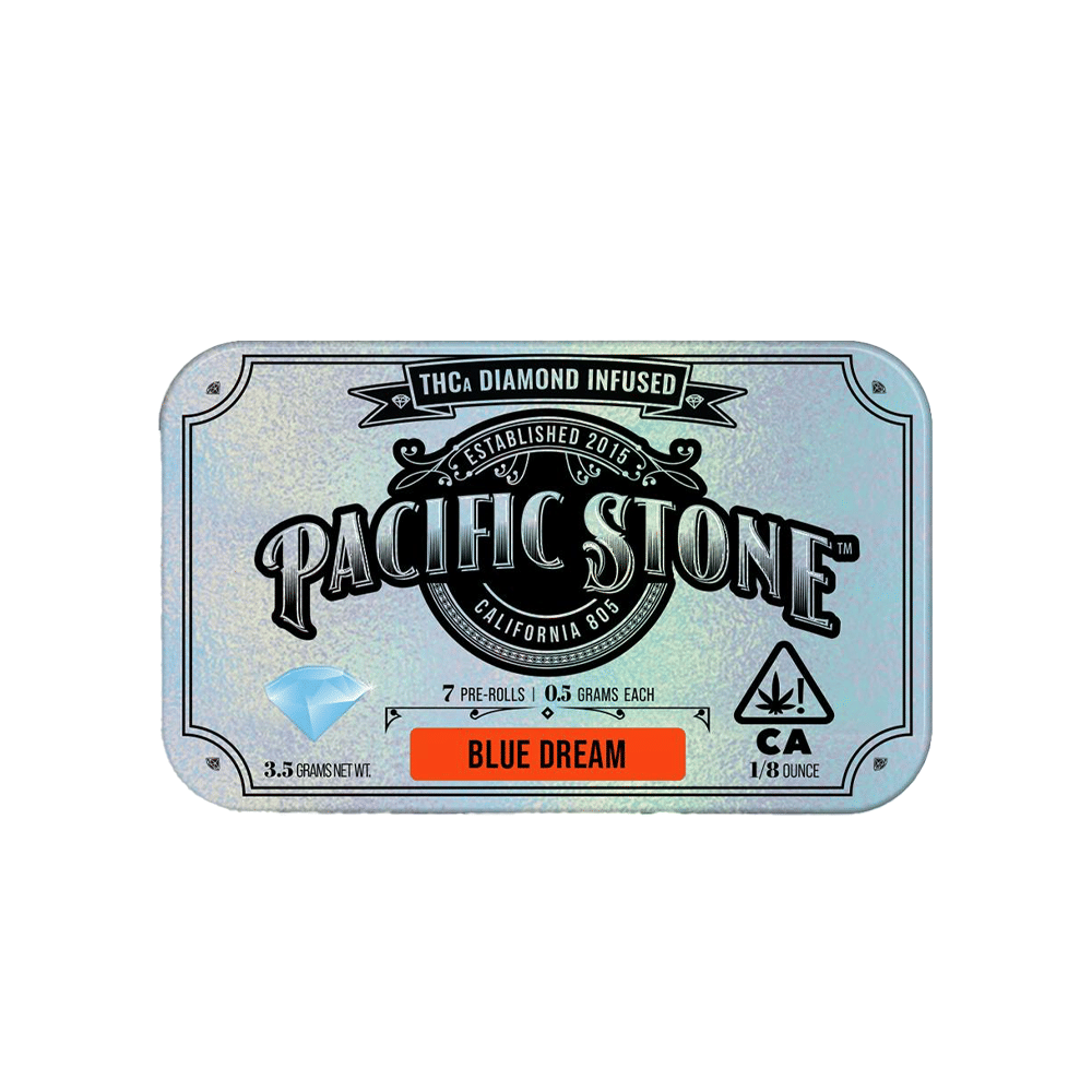 Blue Dream Diamond Infused Pre-Rolls (7Pk) (3.5G) - Pacific Stone - (7Pk) (3.5G) - $35 - Preroll
