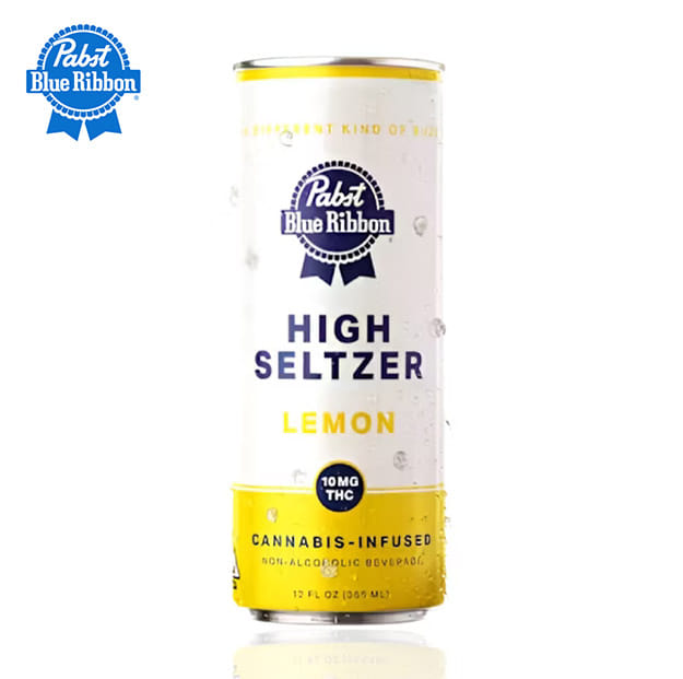 Pabst Blue Ribbon - Lemon High Seltzer - 10mg THC - Pabst -  - $4.99 - Beverages