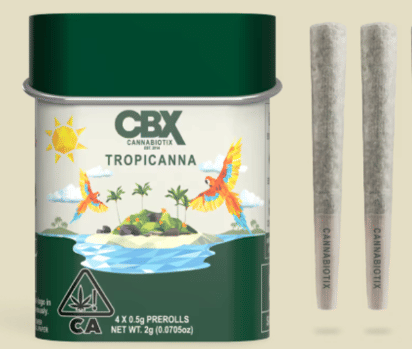 CBX | .5gx4pk - Tropicana - Pre-Rolls - Sativa - Cannabiotix -  - $26 - Pre-Rolls