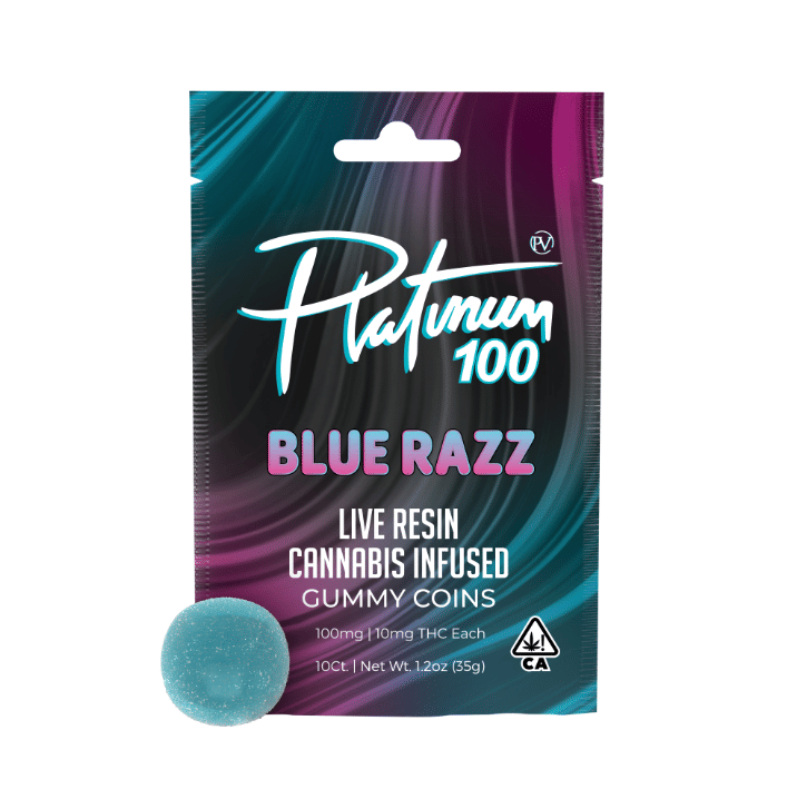 Platinum Vape — Blue Razz Coins