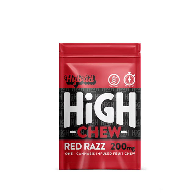 High Chew Gummy 200mg - Red Razz