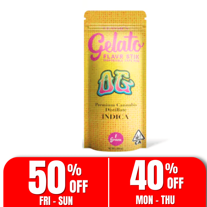 Gelato Flavr Stick | 1g - OG - AIO- Indica - Gelato -  - $33.50 - All-In-Ones