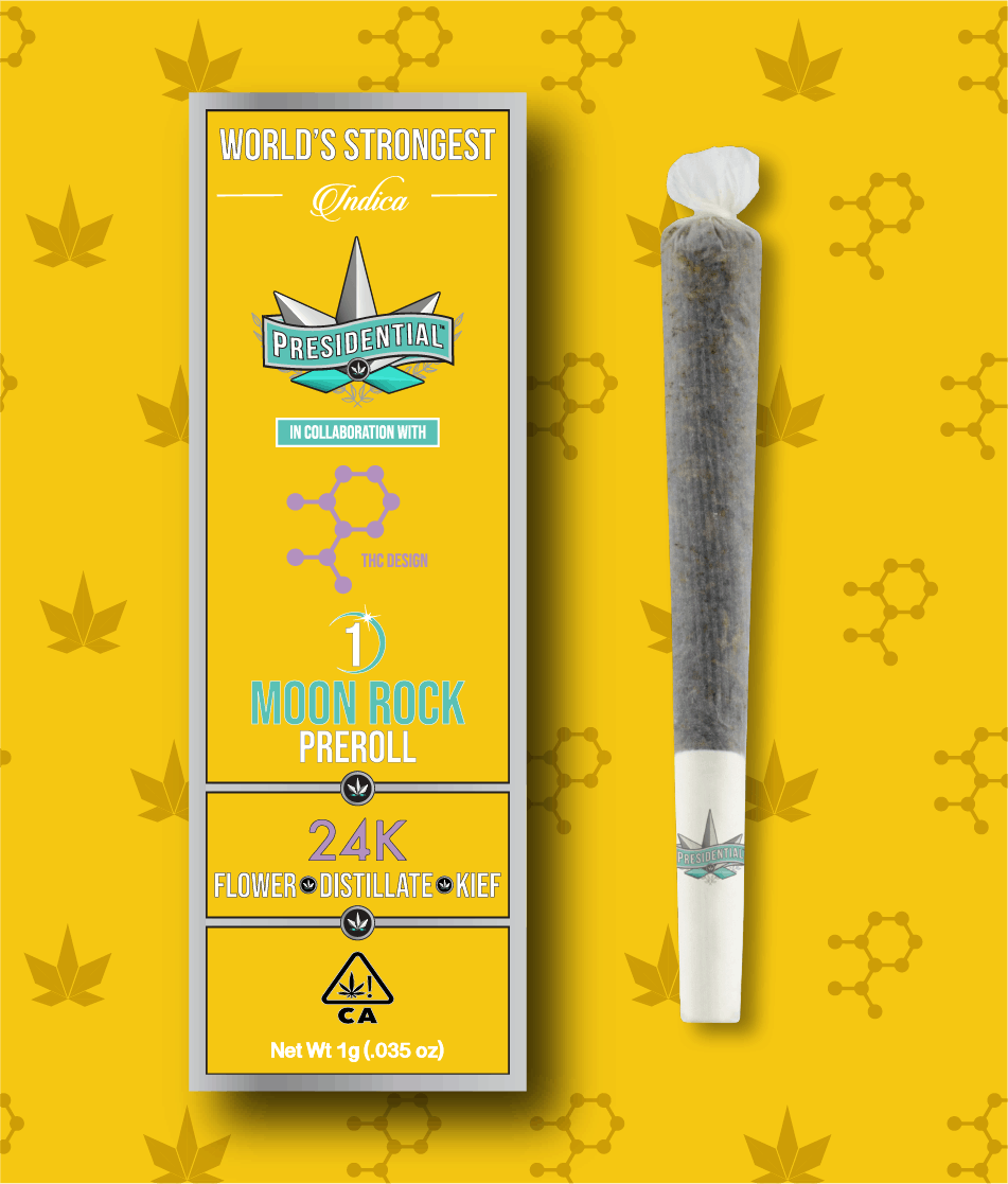 Presidential Moon Rock Preroll - 24K (1g) - Presidential -  - $19 - Infused Pre-Rolls