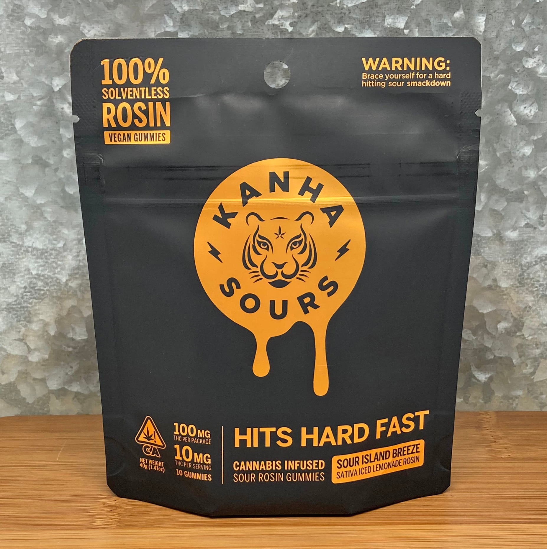 Sour Island Breeze Rosin 100mg Gummies - Kanha -  - $28 - Edible