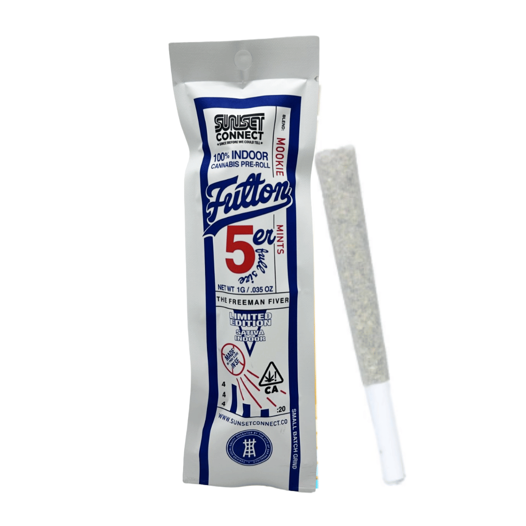 Mookie Mints - Fulton 5'er - Pre-Roll - Sunset Connect - 1g (Single) - $4.99 - Non-Infused Pre-Rolls