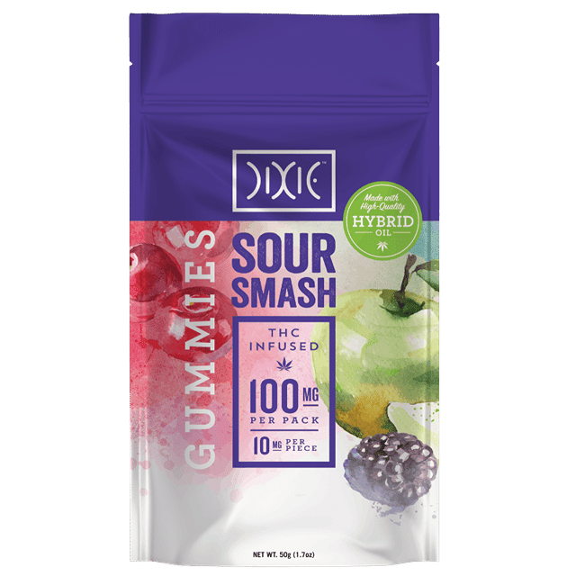 100mg Sour Smash Gummies