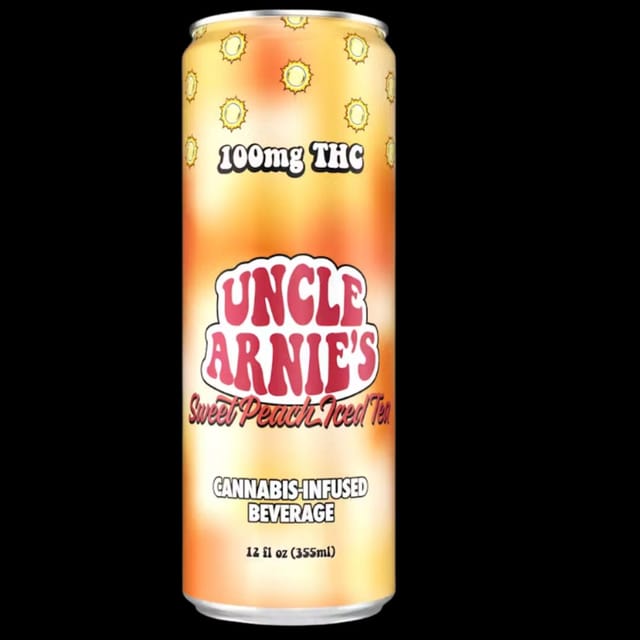 Uncle Arnie's Beverage: Sweet Peach Iced Tea - Can Beverage