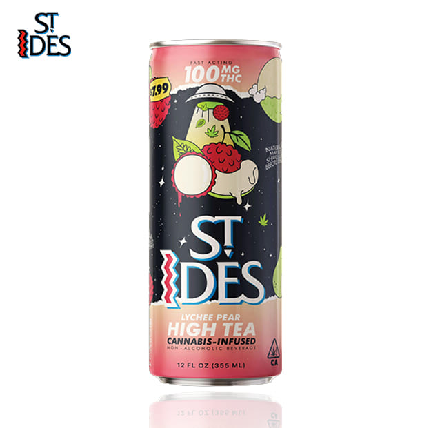 St. Ides - Lychee Pear High Tea - 100mg THC - St. Ides -  - $6.99 - Beverages