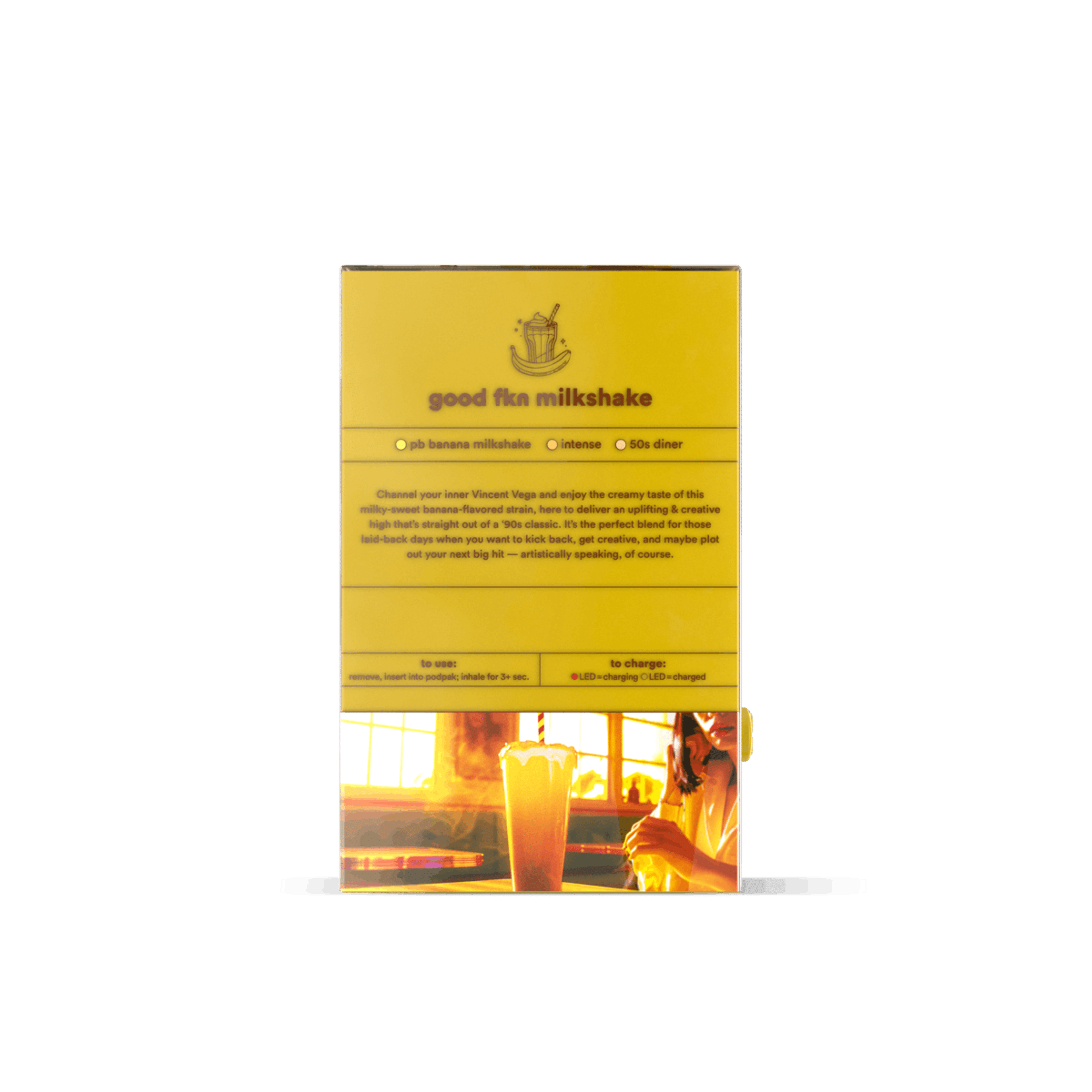 Turn Up Retrovision BB POD | 1g - Good Fkn Milkshake - Sativa - Turn - - $26 - Vape Carts