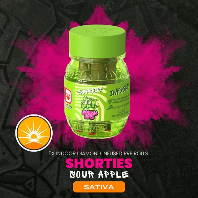 Sour Apple | .7g x 5 Infused Pre-Roll Pack