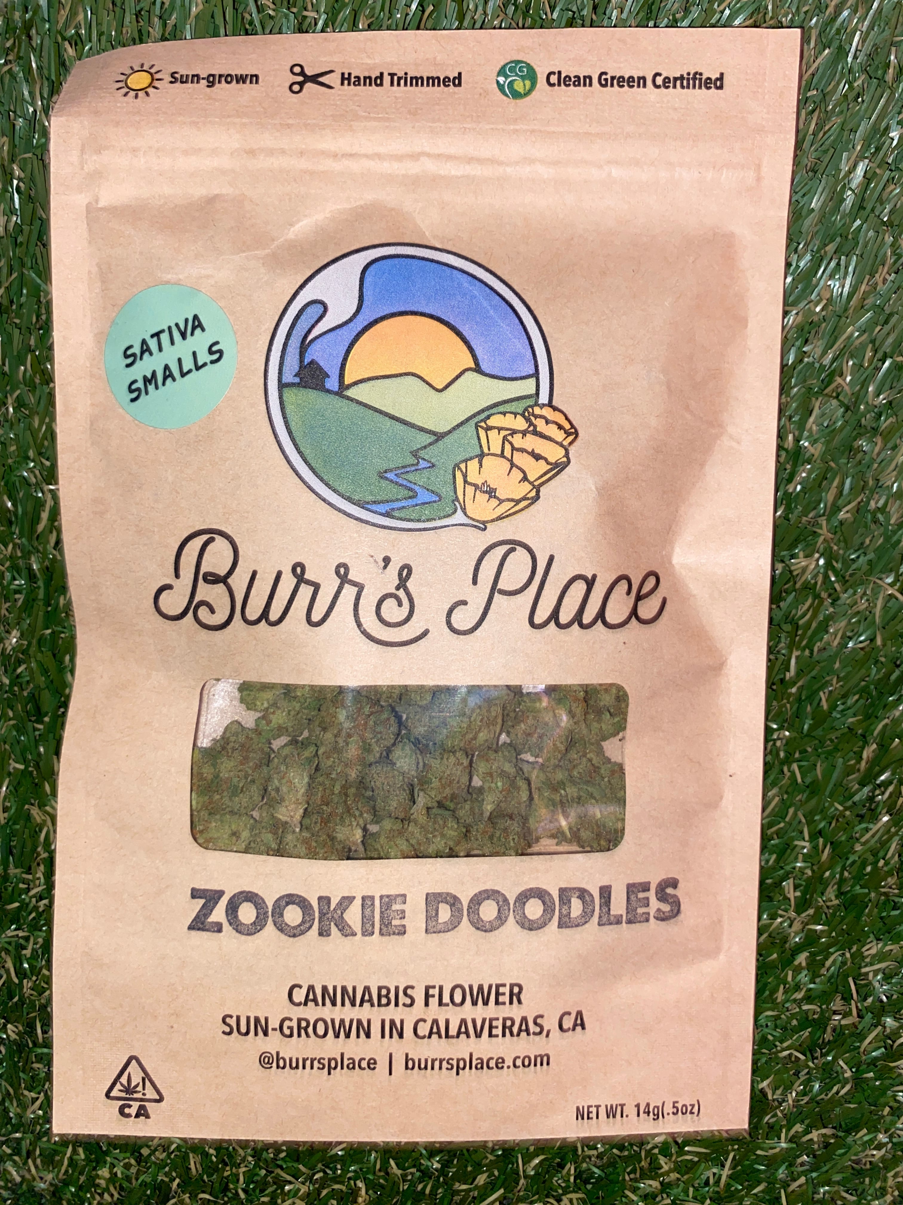ZOOKIE DOODLE 14G SMALLS - BURR'S PLACE -  - $30.10 - Flower