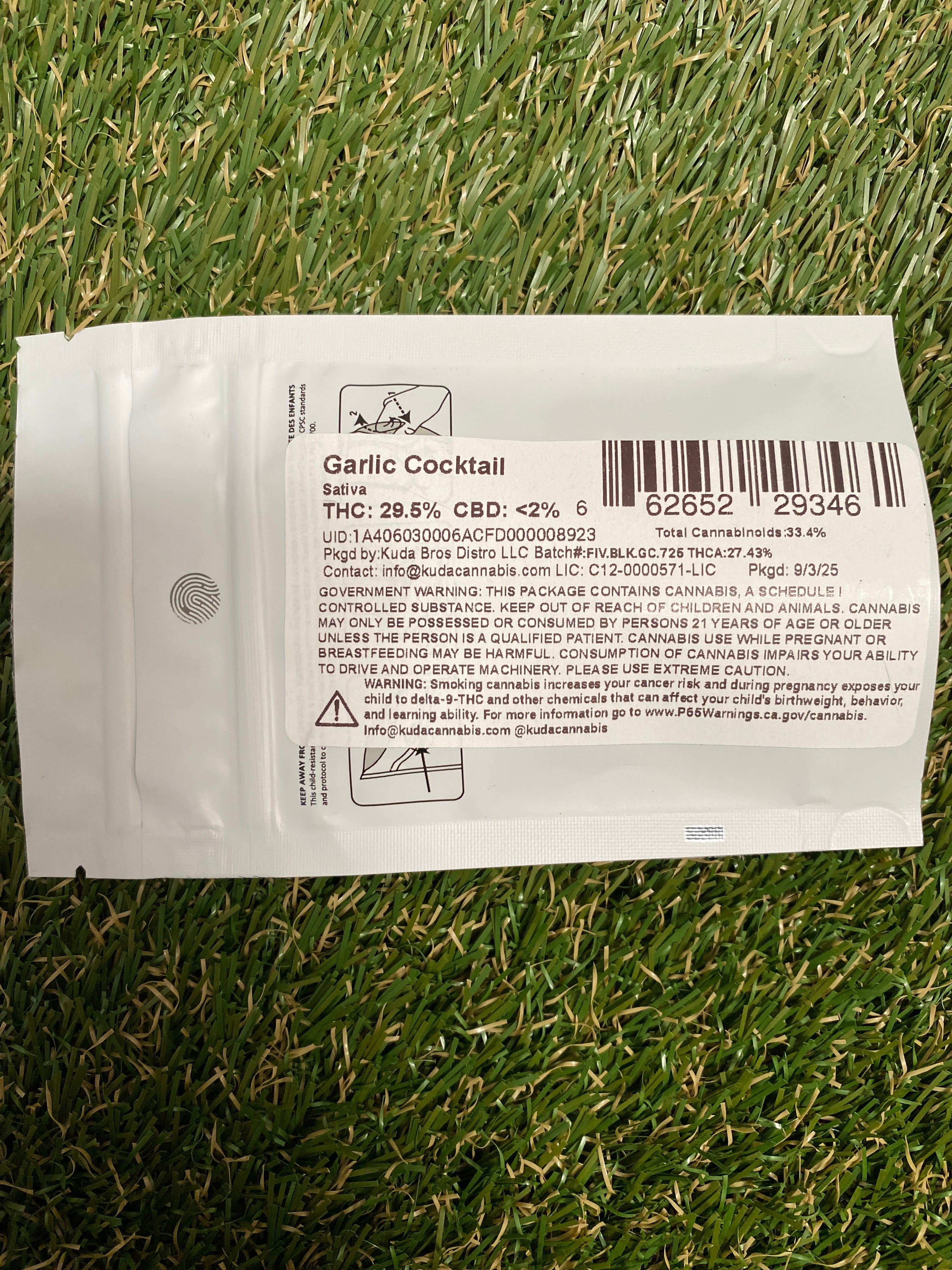 GARLIC COCKTAIL 3.5G - FLOWER - HUMBOWZ -  - $7 - Flower