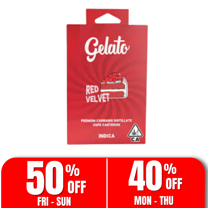 Gelato Flavor | 1g - Red Velvet - Cartridge - Indica - Gelato -  - $27 - Vape Carts