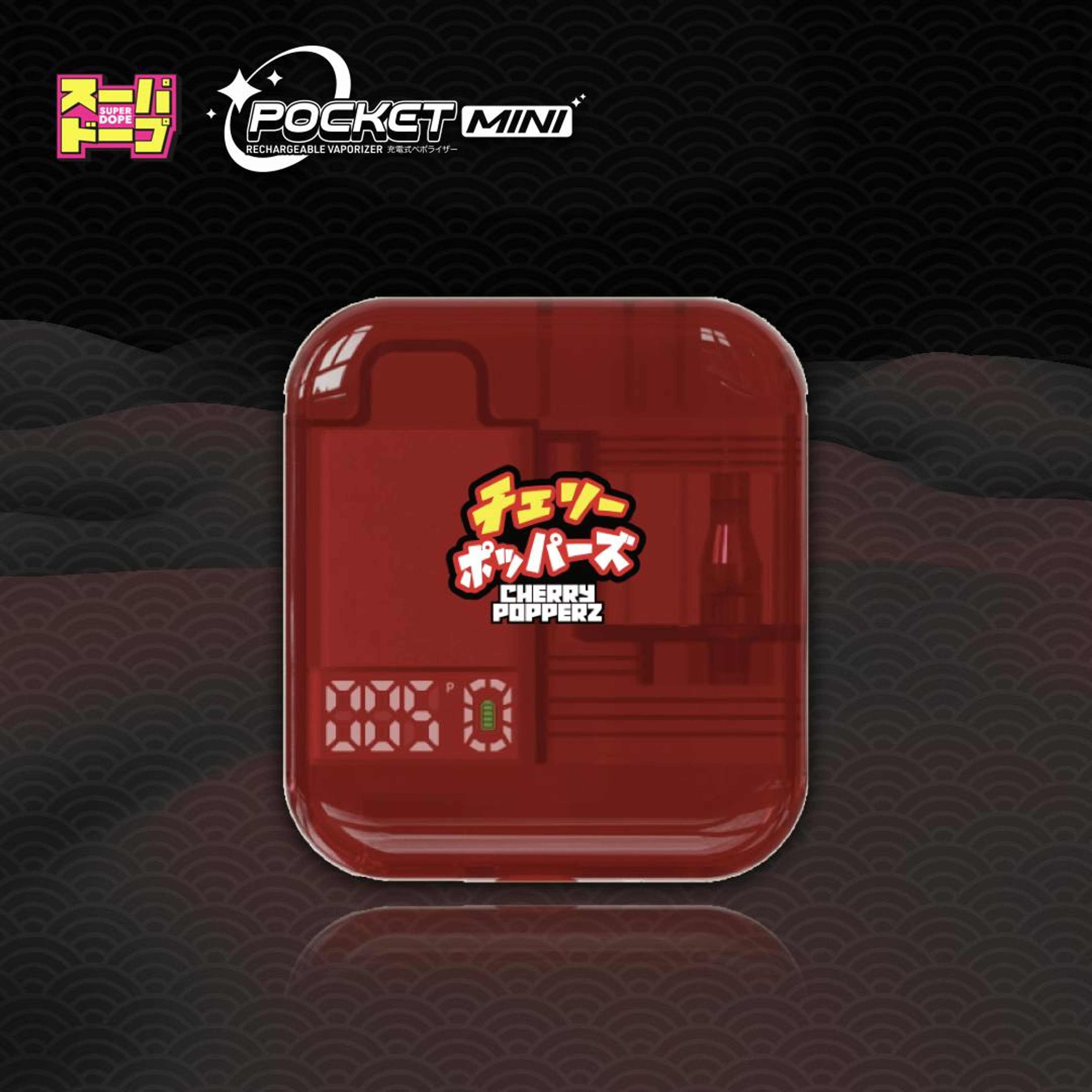 SuperDope - Cherry Popperz - Pocket Mini AIO (Live Resin) - 1g - Super Dope - - $39.99 - Disposable Vapes