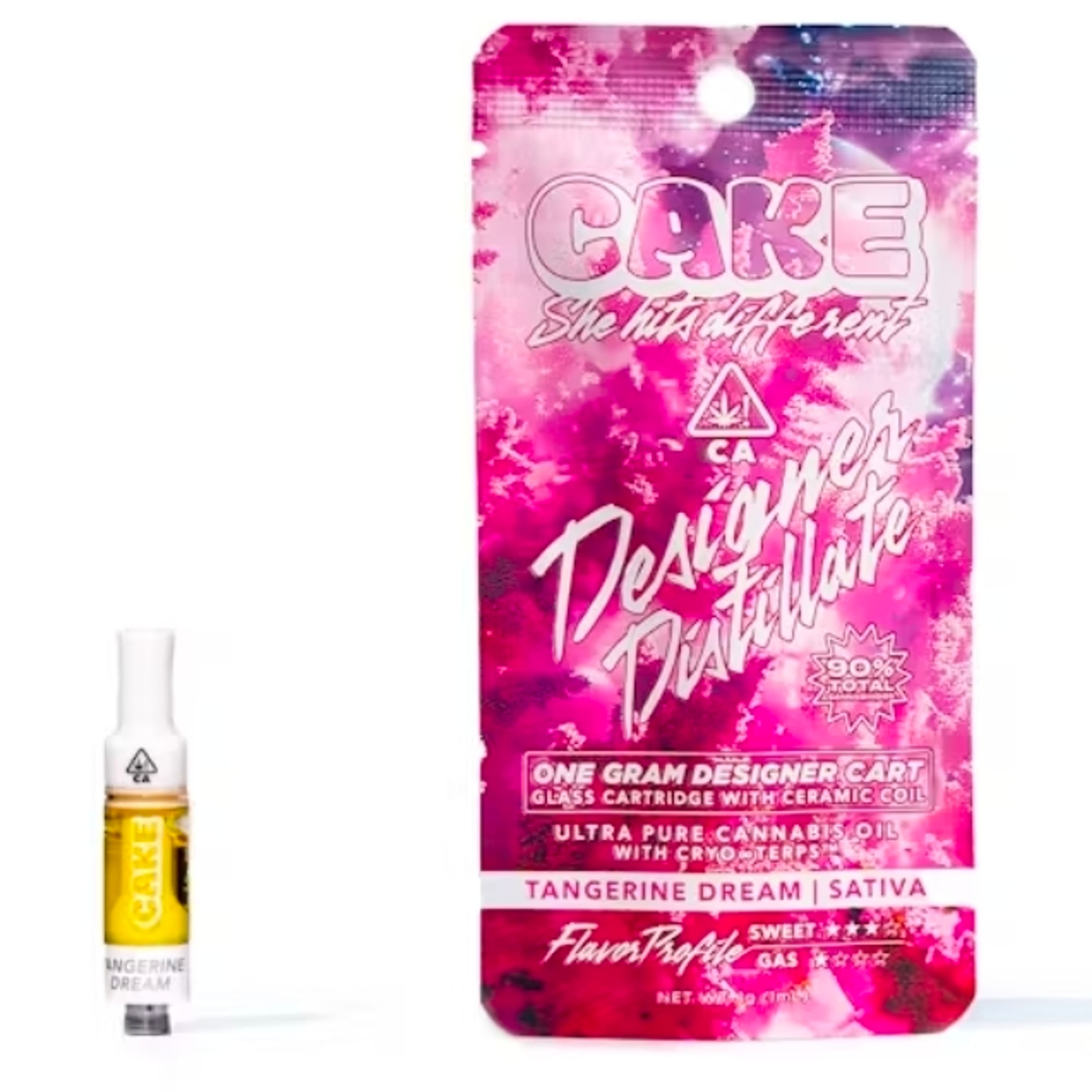 CAKE - Cart - 1 gram 510 Thread - Tangerine Dream - - $35.99 - Vape