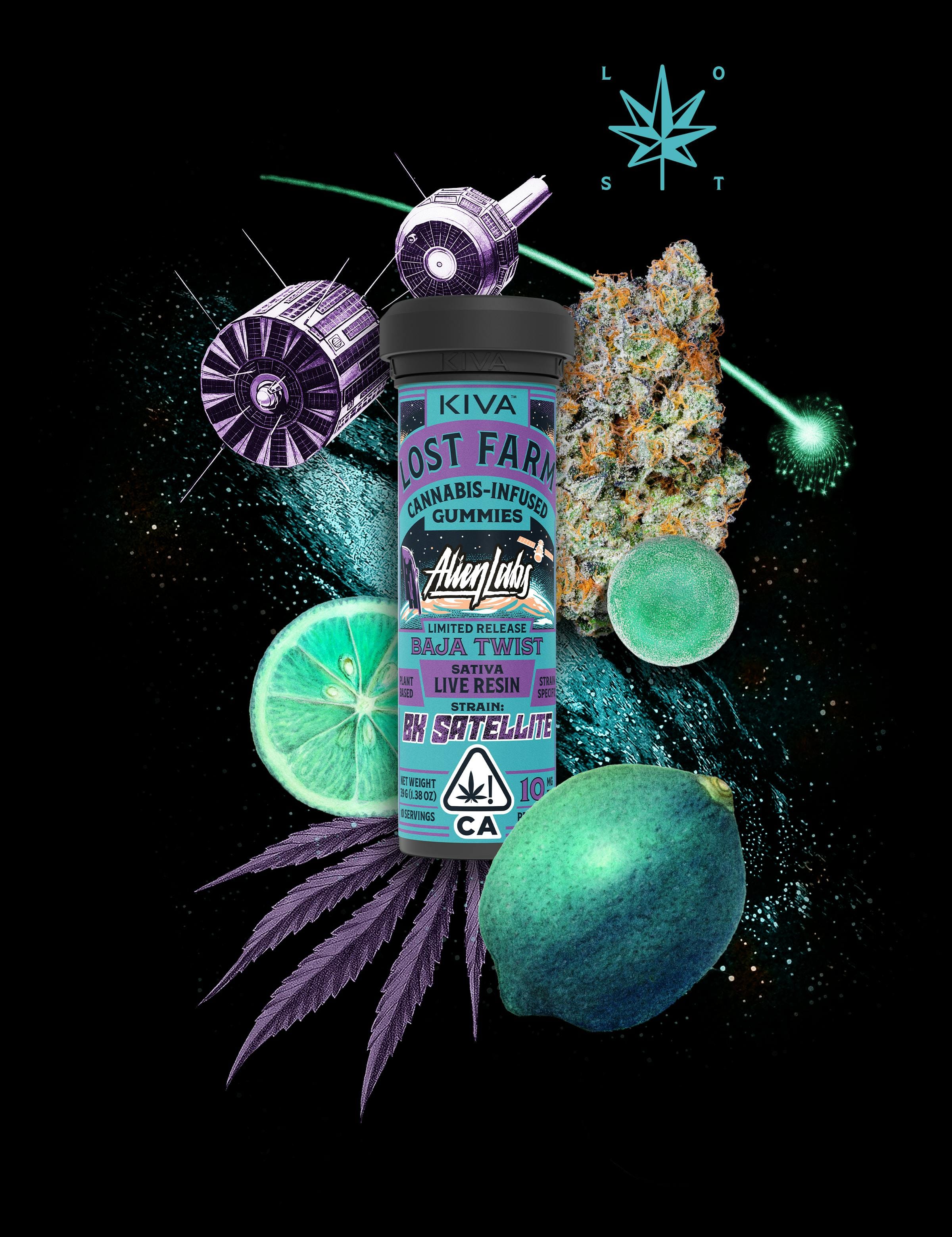 Baja Twist x BK Satellite 100mg Gummies - Lost Farm -  - $22 - Edible