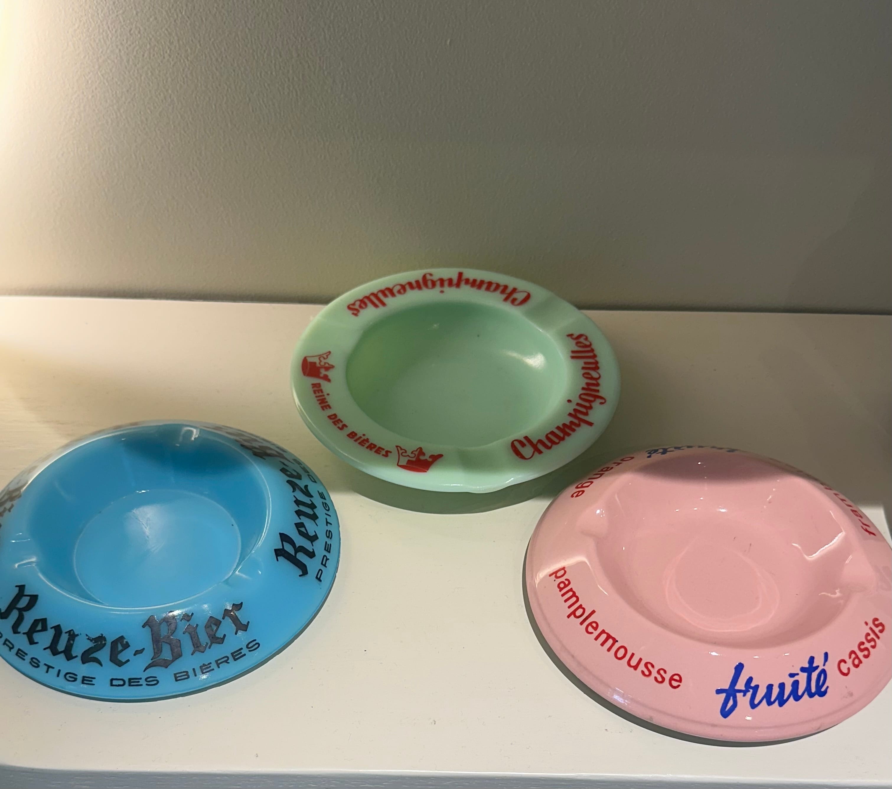 VINTAGE FRENCH  Ash Tray - Ashtray - $54 - Accessories