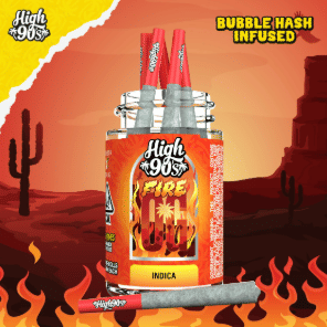 High 90s Preroll - Fire OG (2.5g/5-pack Indica) *NEXTDAY DELIVERY ONLY*
