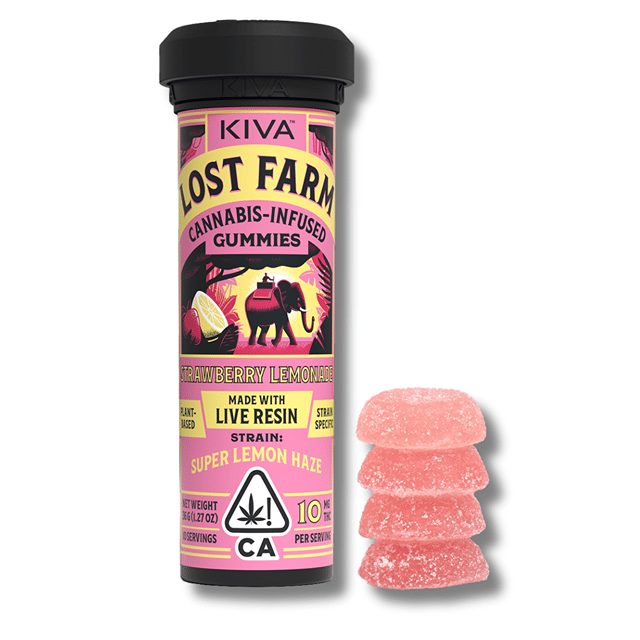 Strawberry Lemonade S.L. Haze Gummies 100mg Lost Farm