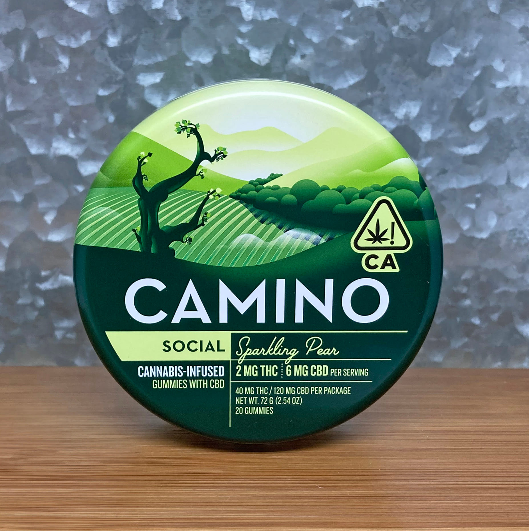 Sparkling Pear 3:1 Social Camino Gummies - Kiva -  - $29 - Edible