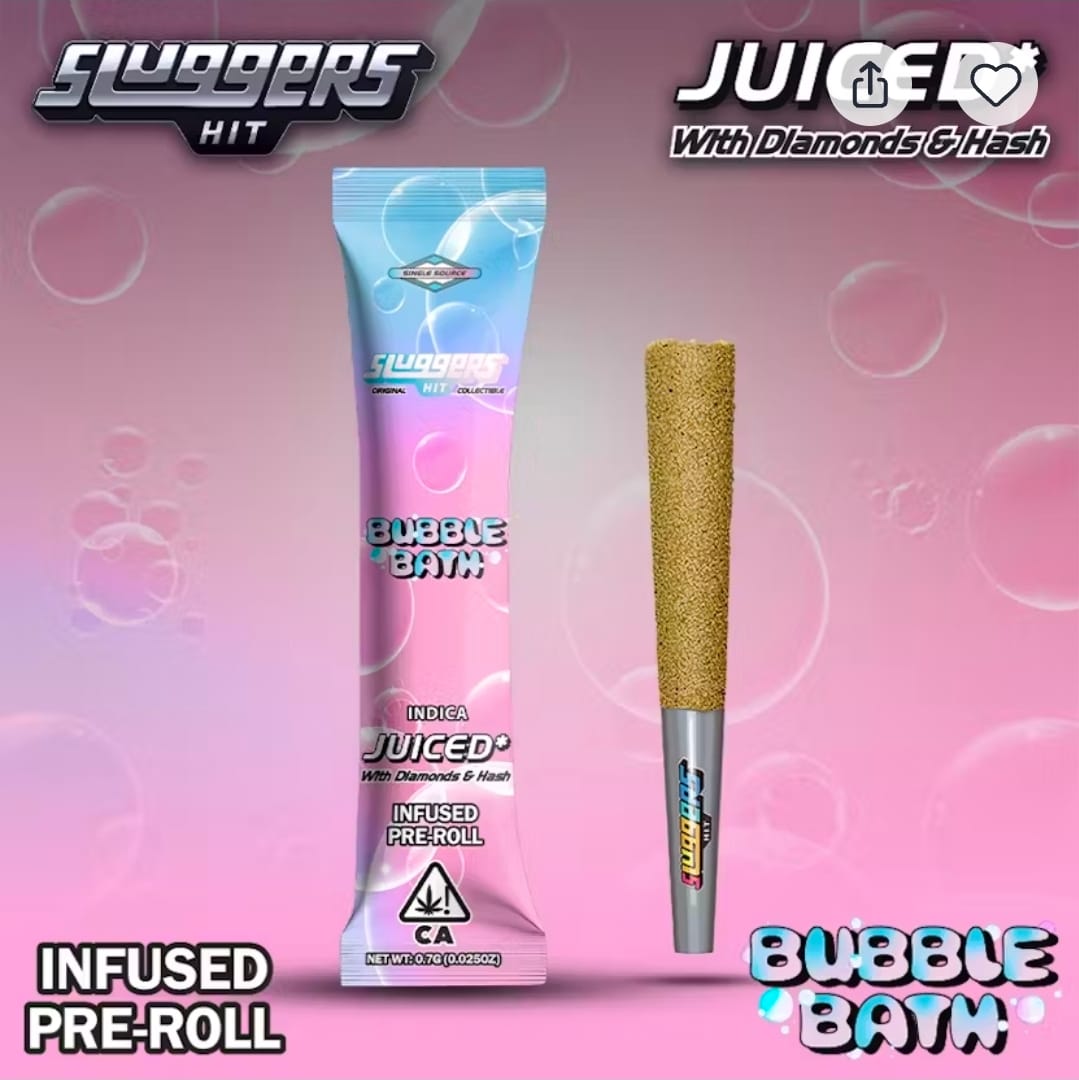 Sluggers - Infused Preroll - 0.7g  - Bubble Bath -  - $14.99 - Pre-Rolls