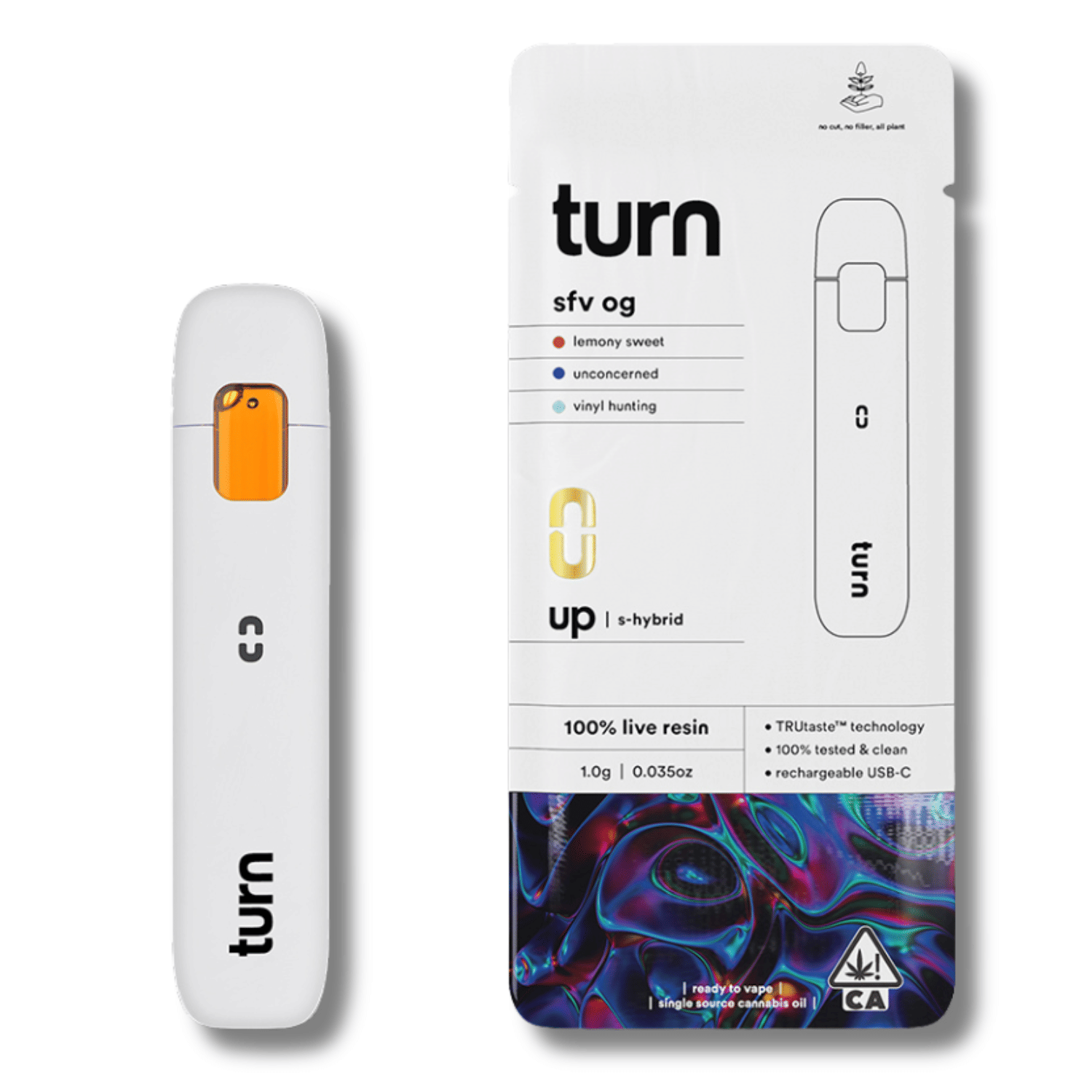 SFV OG  'Turn Up' Live Resin AIO 1g - Turn -  - $38 - Vapes