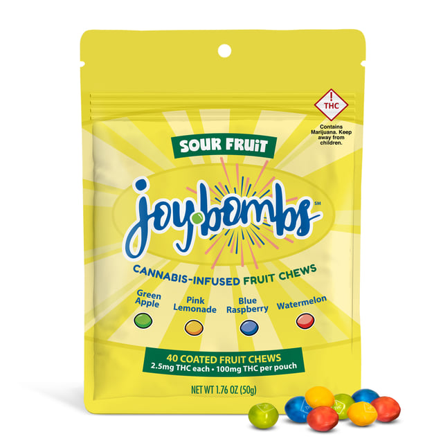 Joybombs | Sour Fruit | 40pk/100mg