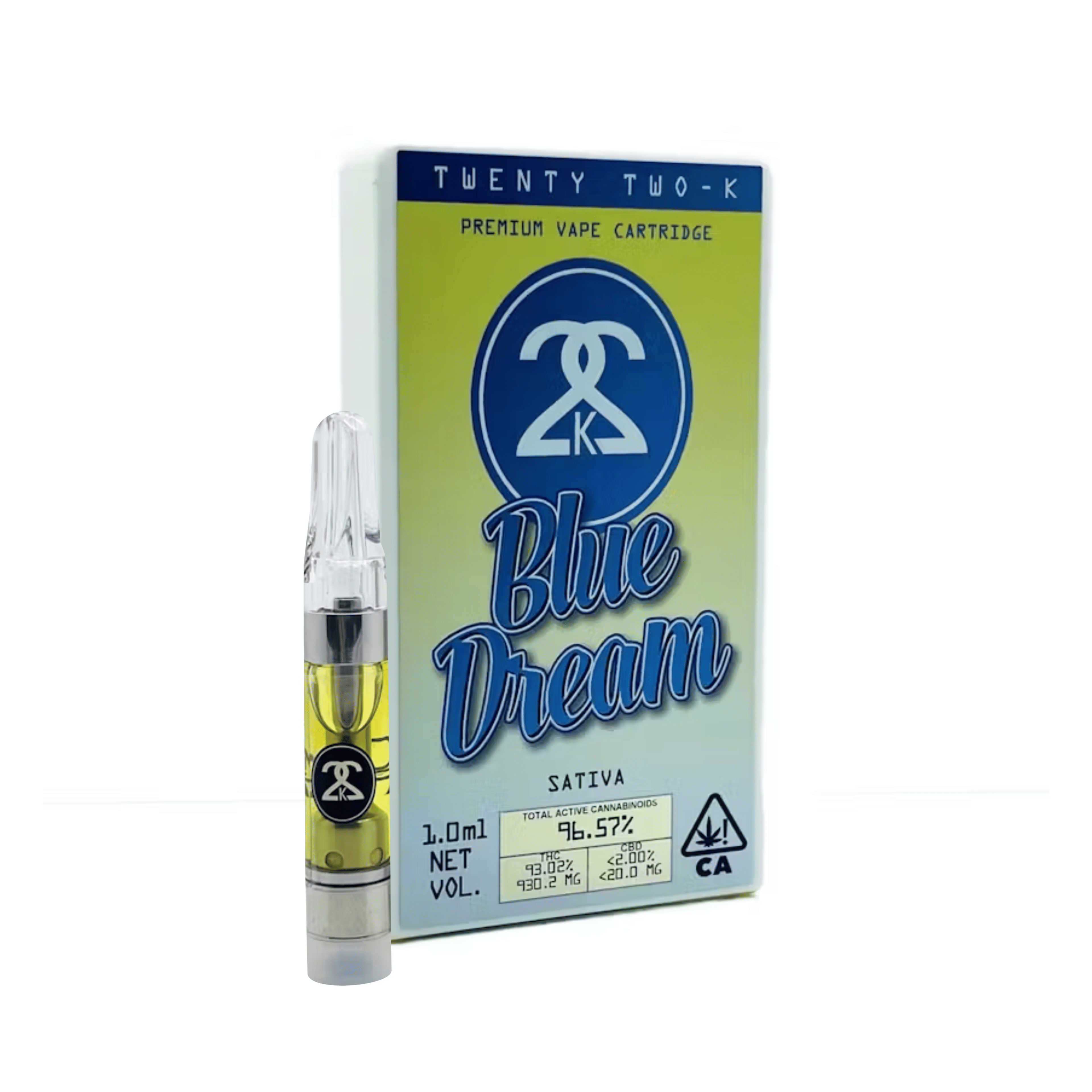Blue Dream | Premium Vape Cartridge - 1g - Twenty Two K / 22k - - $30 - Cartridges / Pods