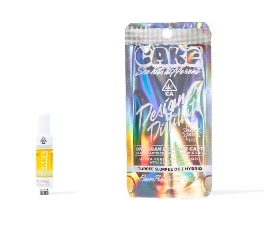 CAKE -  Cart - 1 gram 510 Thread - Turpee Slurpee OG -  - $35.99 - Vape