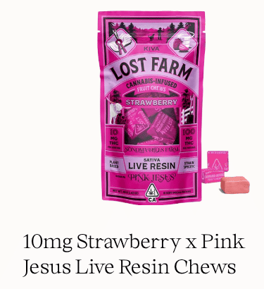 Lost Farm Fruit Chews - Kiva - Watermelon Gelato (H) - $27 - Edibles