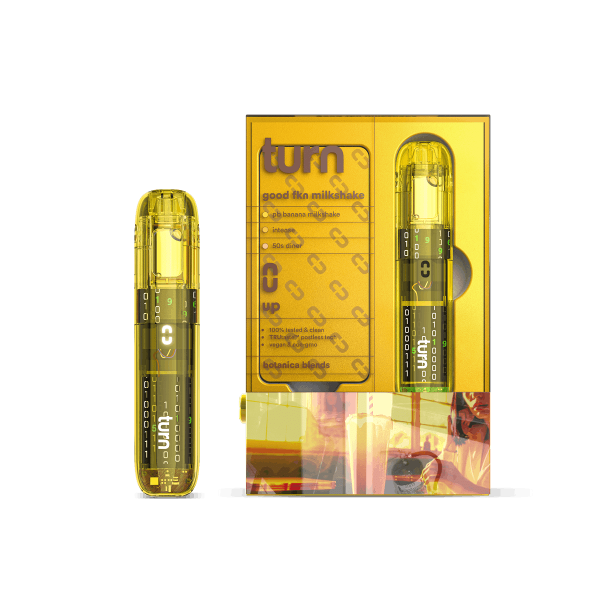 Turn Up Retrovision BB AIO | 1g - Good Fkn Milkshake - Sativa - Turn -  - $27 - All-In-Ones