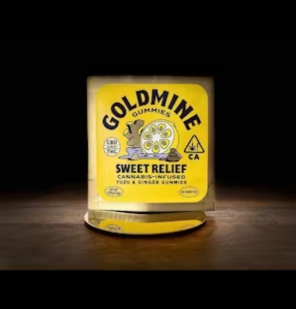 Goldmine Gummies - Mastermind Cannabis Infused Gummies - Single - Sweet Relief Yuzu & Ginger10mg
