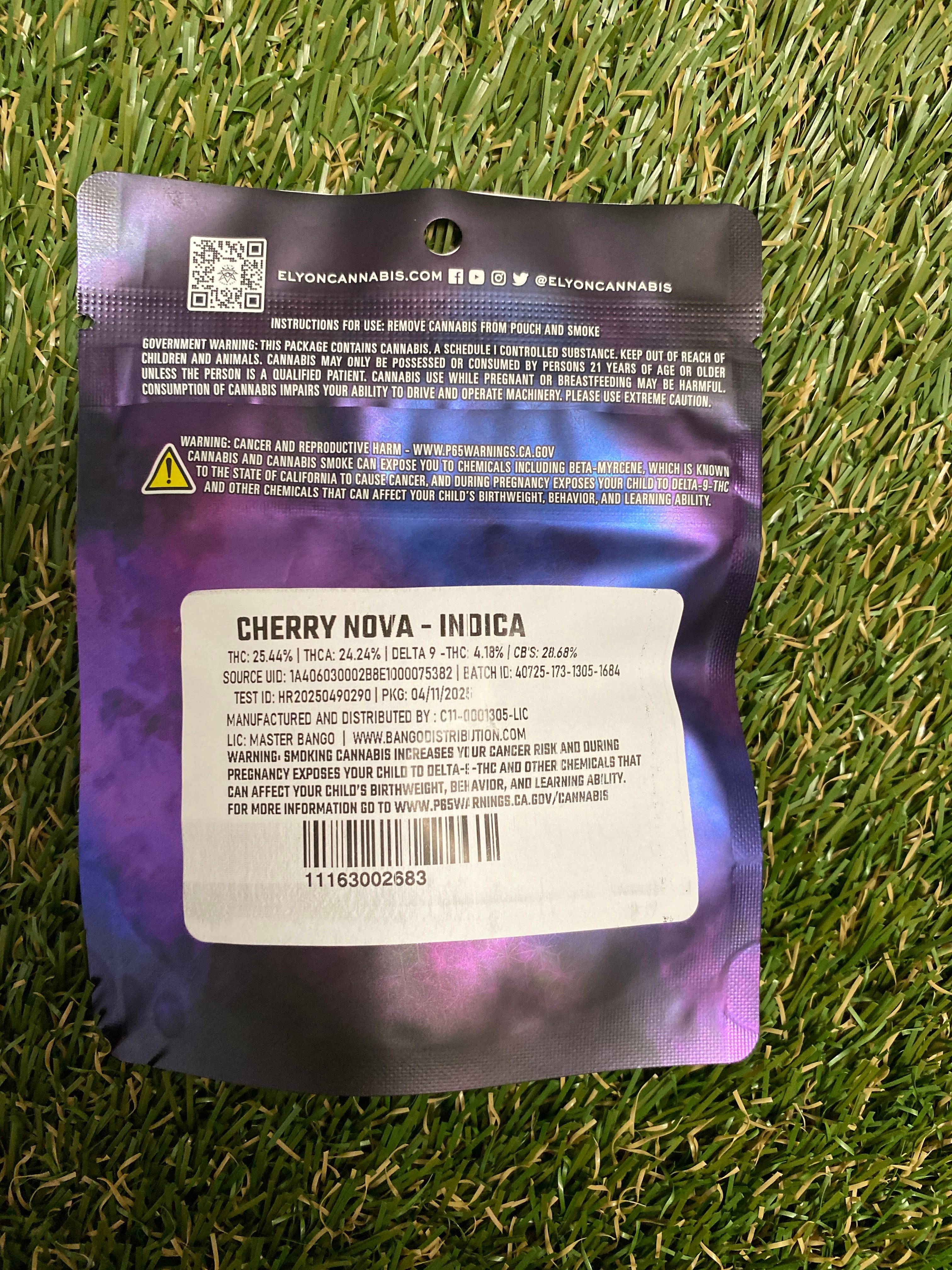CHERRY NOVA 3.5G - Elyon -  - $10.75 - Flower