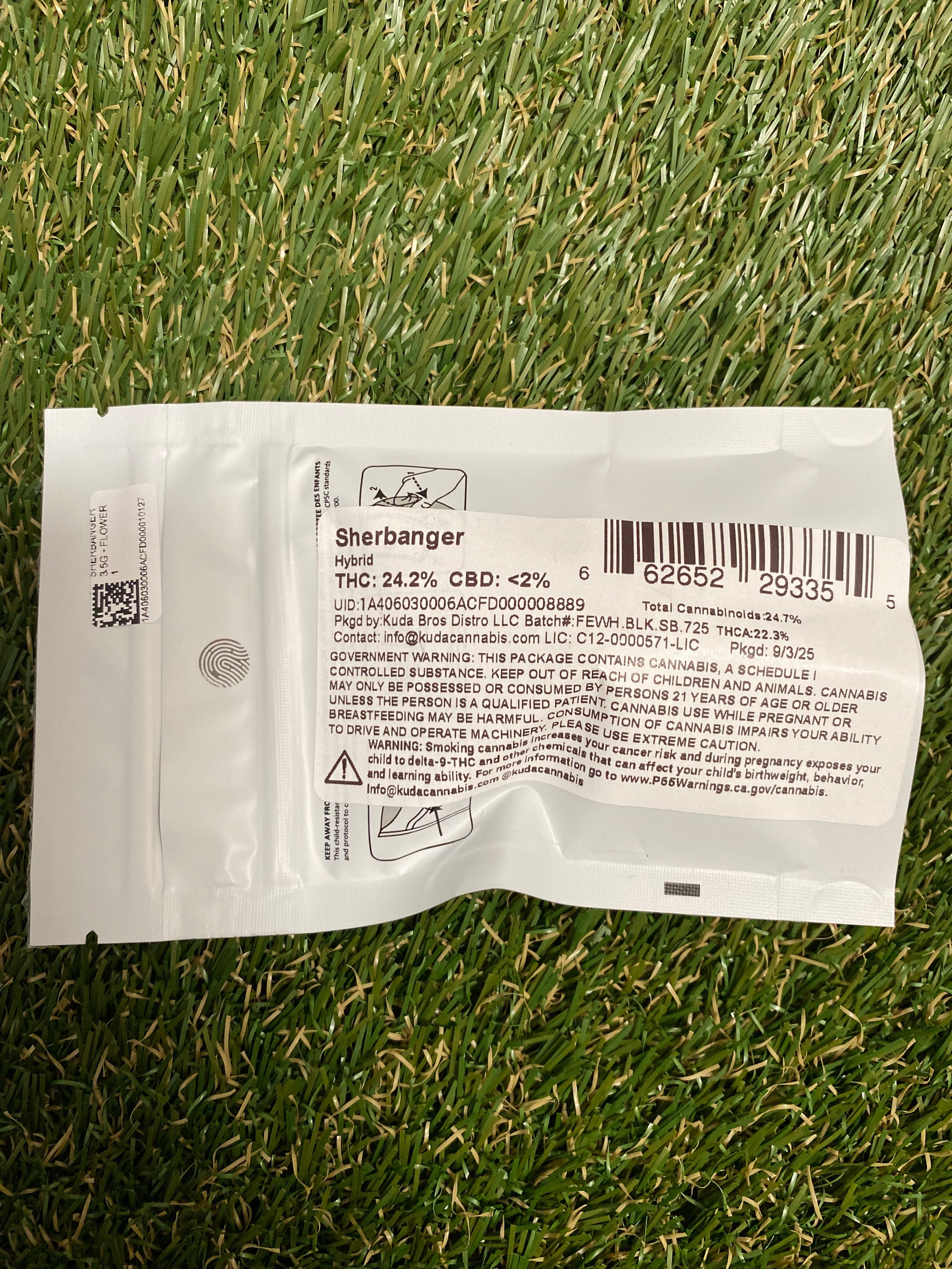 SHERBANGER 3.5G - FLOWER - HUMBOWZ -  - $7 - Flower