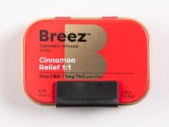 Cinnamon Relief 1-1 Tin 100MG - Breez Brand -  - $16.20 - Pill