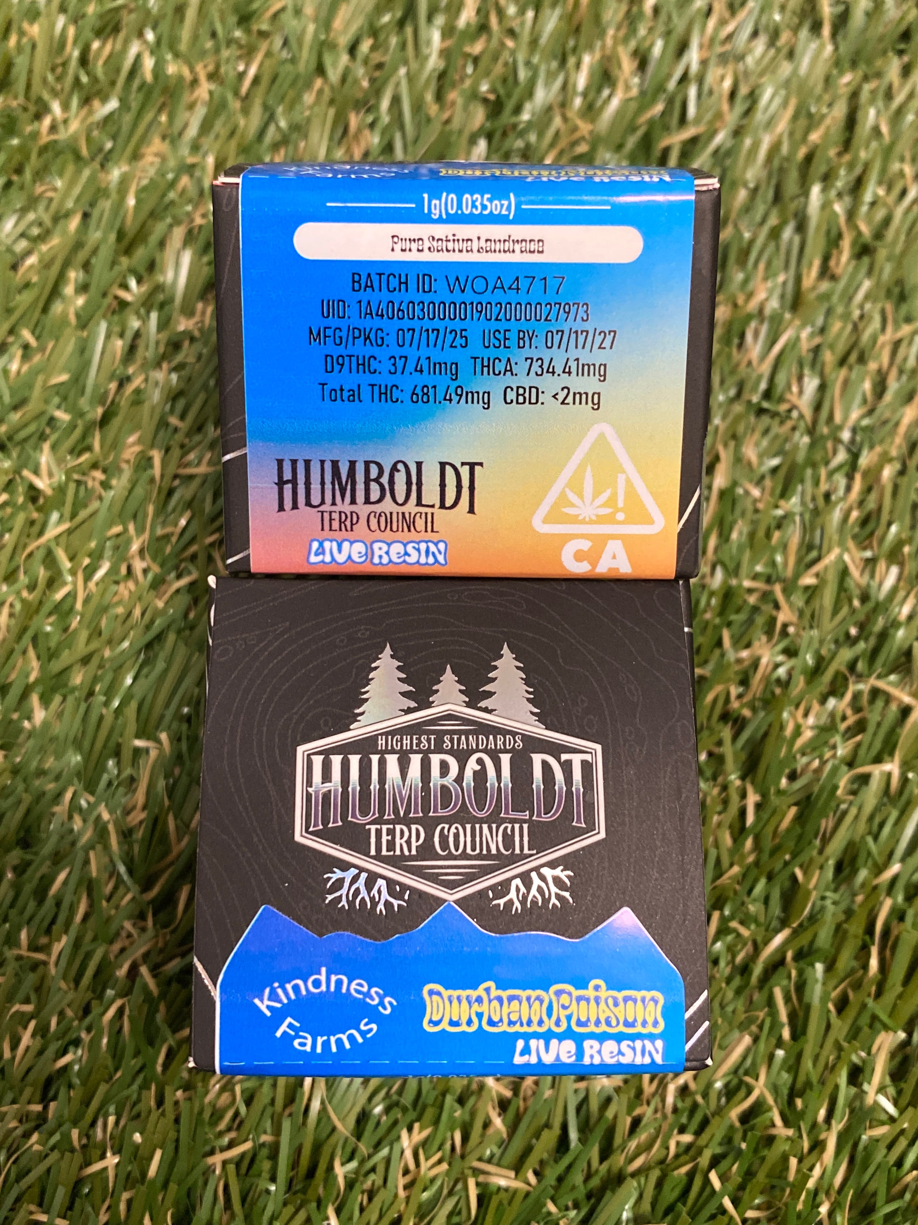 DURBAN POISON 1G EXTRACT - HUMBOLDT TERP COUNCIL -  - $34.40 - Extract (weight - each)
