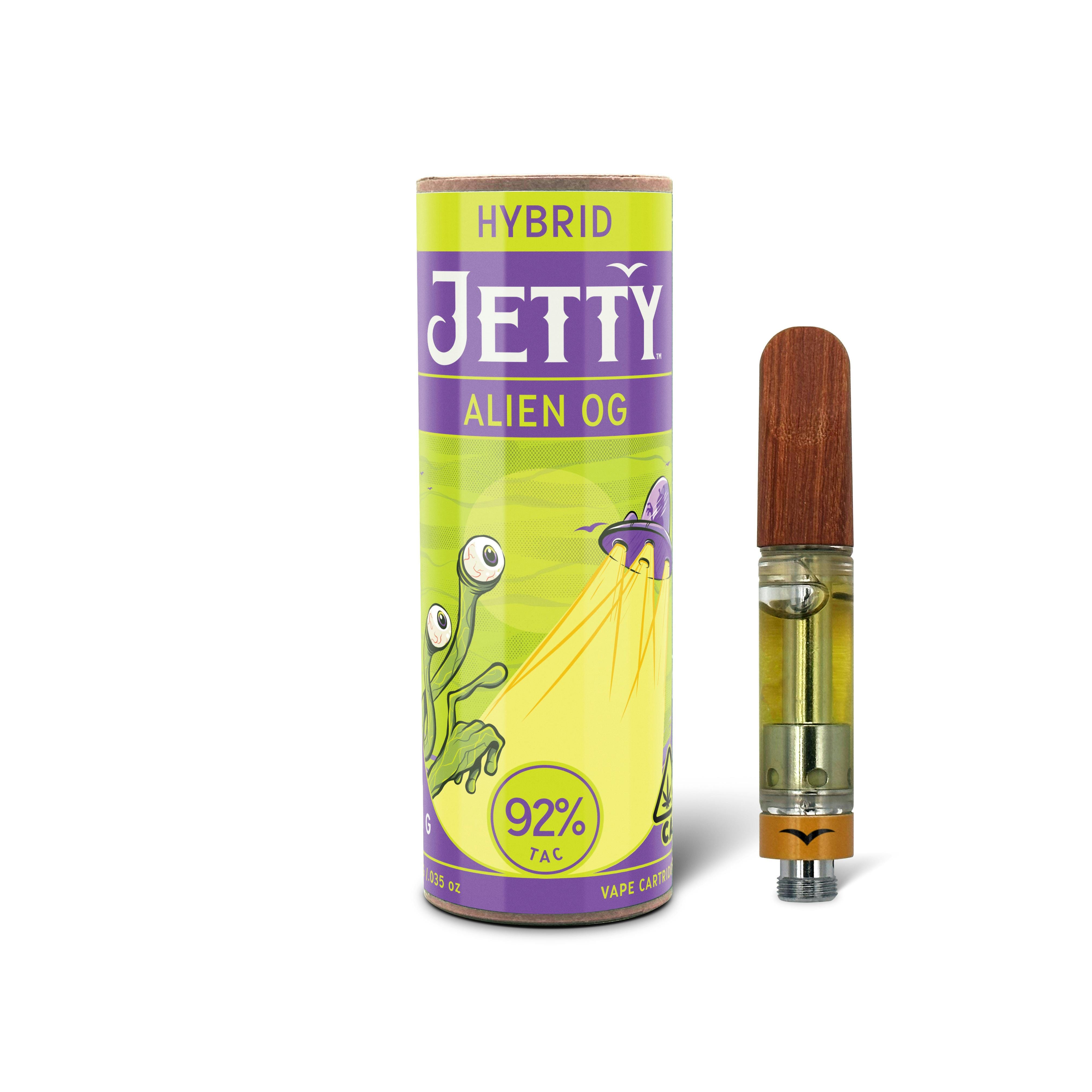 Jetty Cartridge High THC 1g Alien OG - Jetty Extracts -  - $25 - Cartridges
