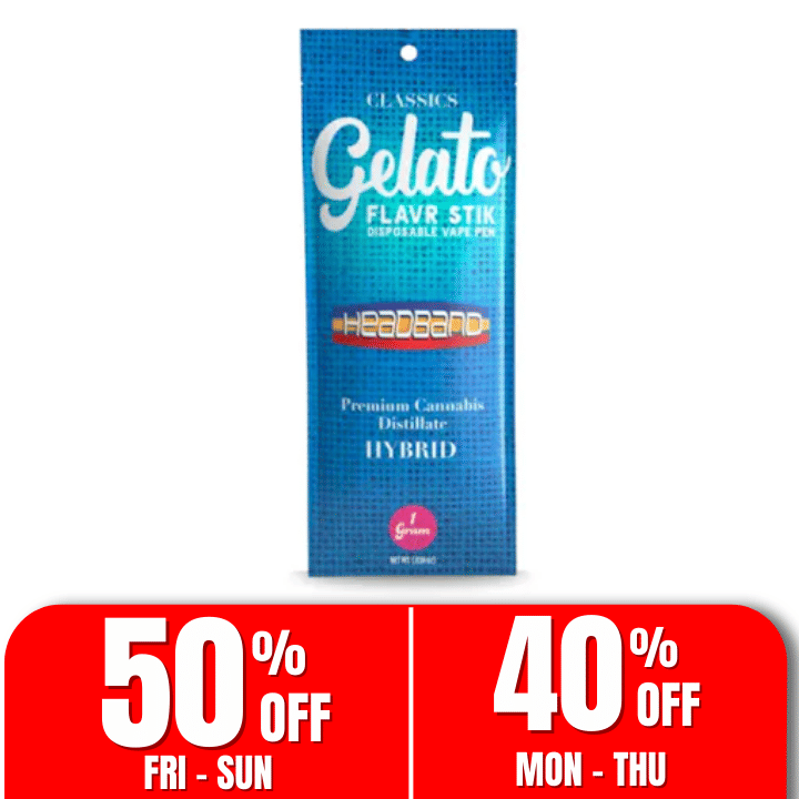 Gelato Flavr AIO | 1g - Headband - Disposable - Hybrid - Gelato -  - $33.50 - All-In-Ones