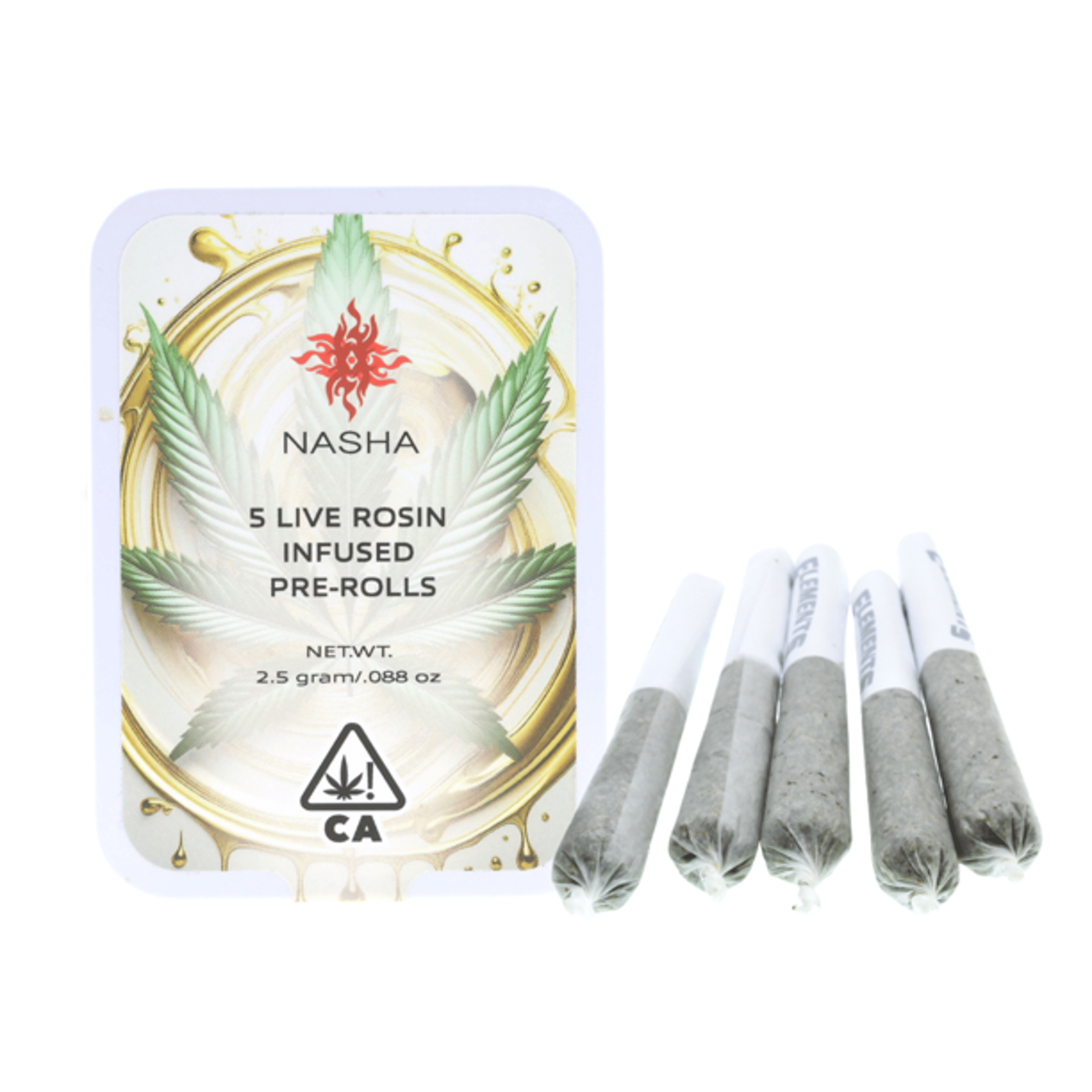 Rosin Infused 5pk - Nasha - G Tank x Super Boof (I) - $45 - Pre-Rolls